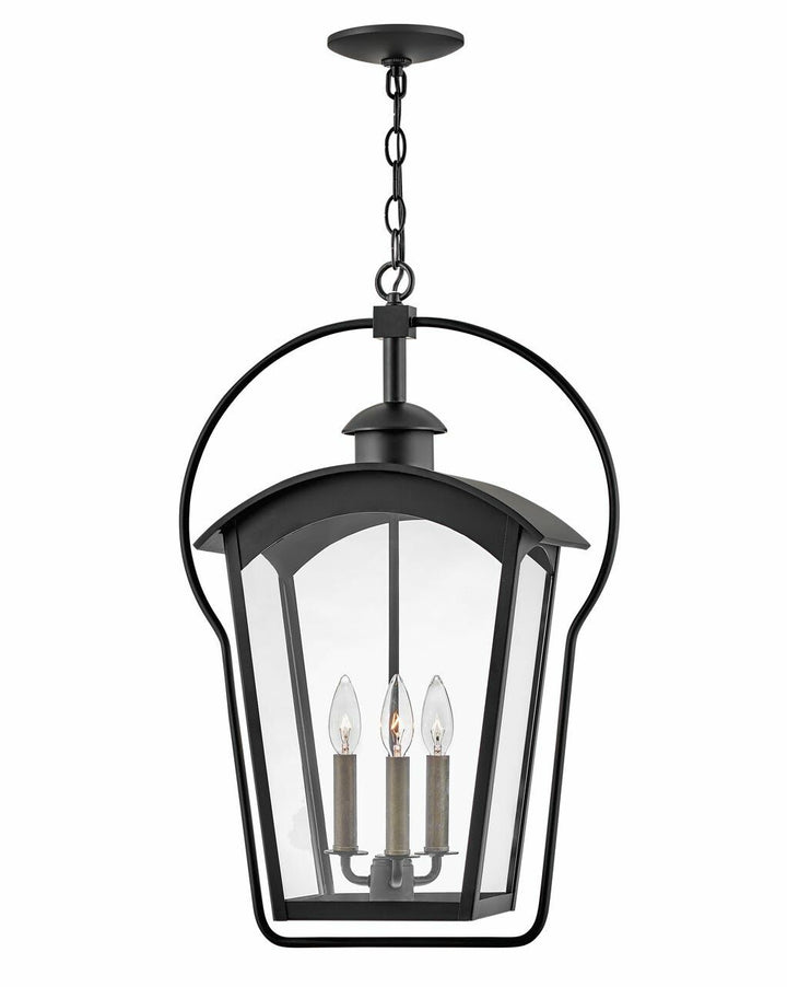 Yale 13302BK - Large Hanging Lantern - Black