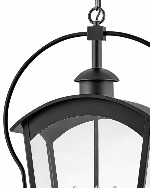 Yale 13302BK - Large Hanging Lantern - Black