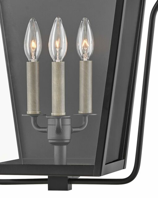 Yale 13303BK - Large Wall Mount Lantern - Black