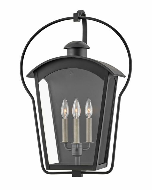 Yale 13303BK - Large Wall Mount Lantern - Black