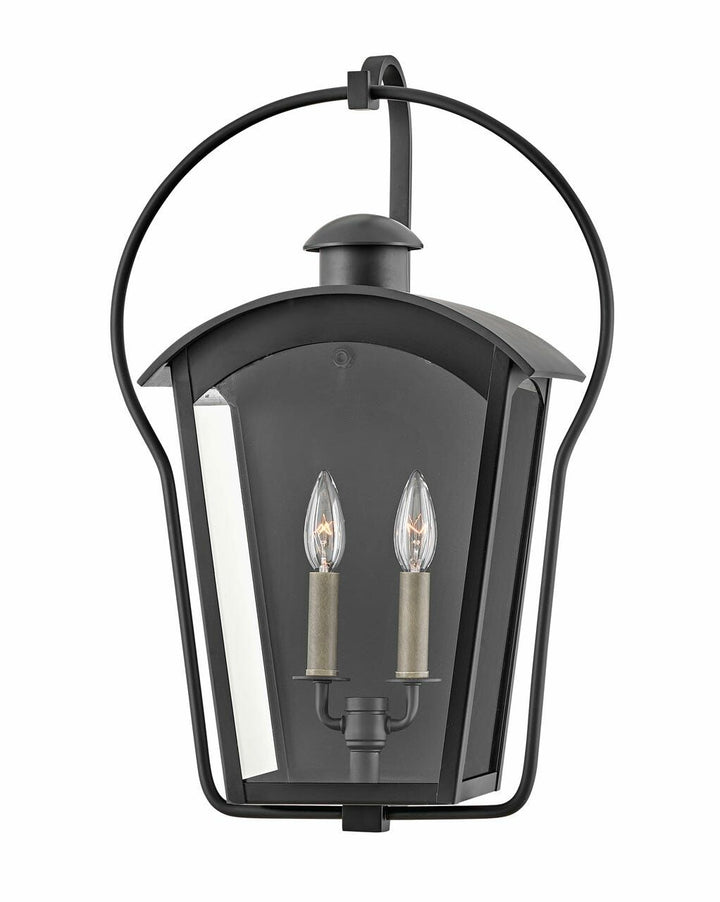 Yale 13304BK - Large Wall Mount Lantern - Black