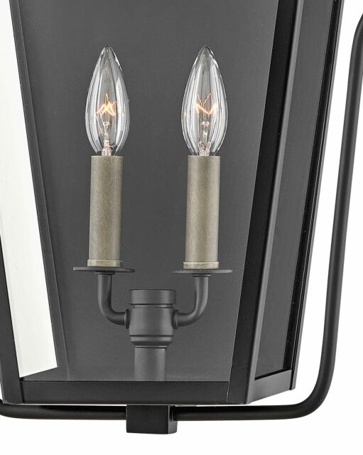 Yale 13304BK - Large Wall Mount Lantern - Black