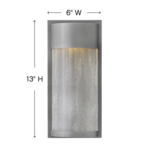 Shelter 1340HE - Small Wall Mount Lantern - Grey