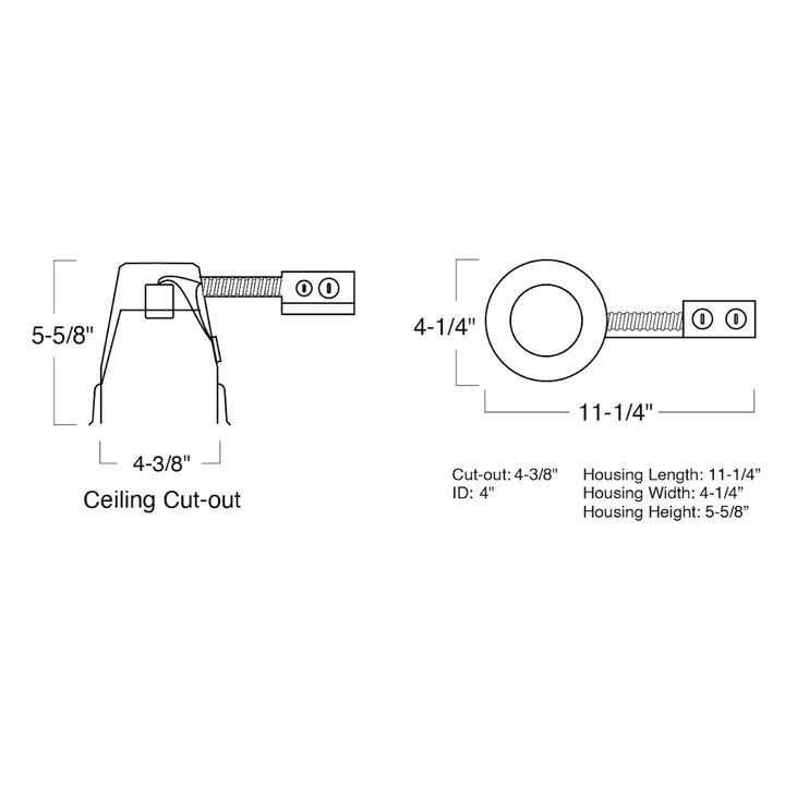 4" IC Rated Can: Remodel/Retrofit