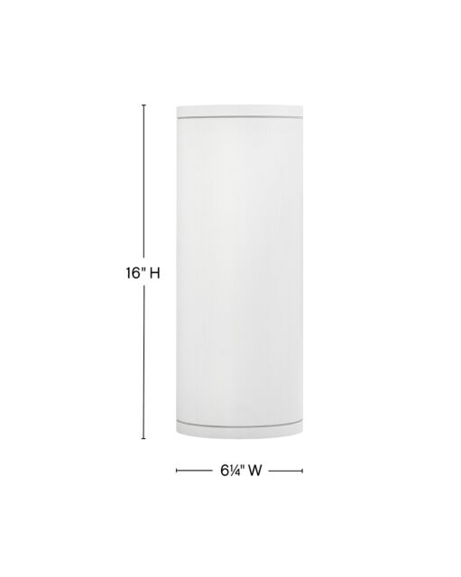 Silo 13595TW-LL - Medium Wall Mount Lantern - White