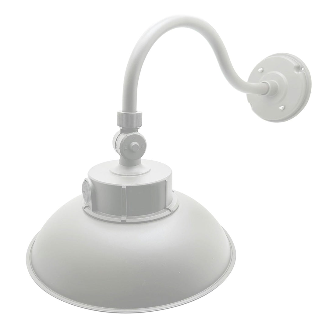 Gooseneck Area Light: Bolt-Line 3-CCT Select 50W/40W/30W - White