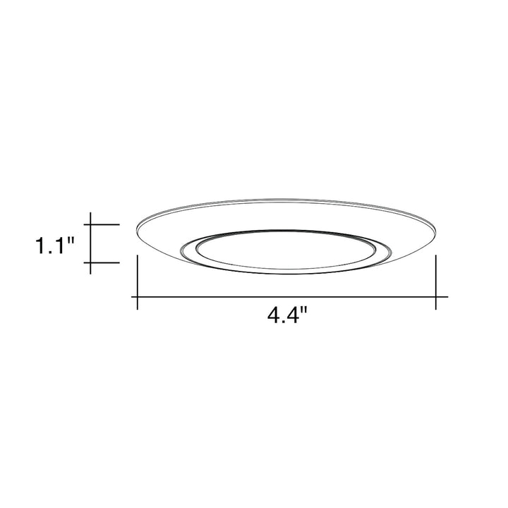 4" Disk Lite: Cusp-Line 5-CCT Select 10W - White