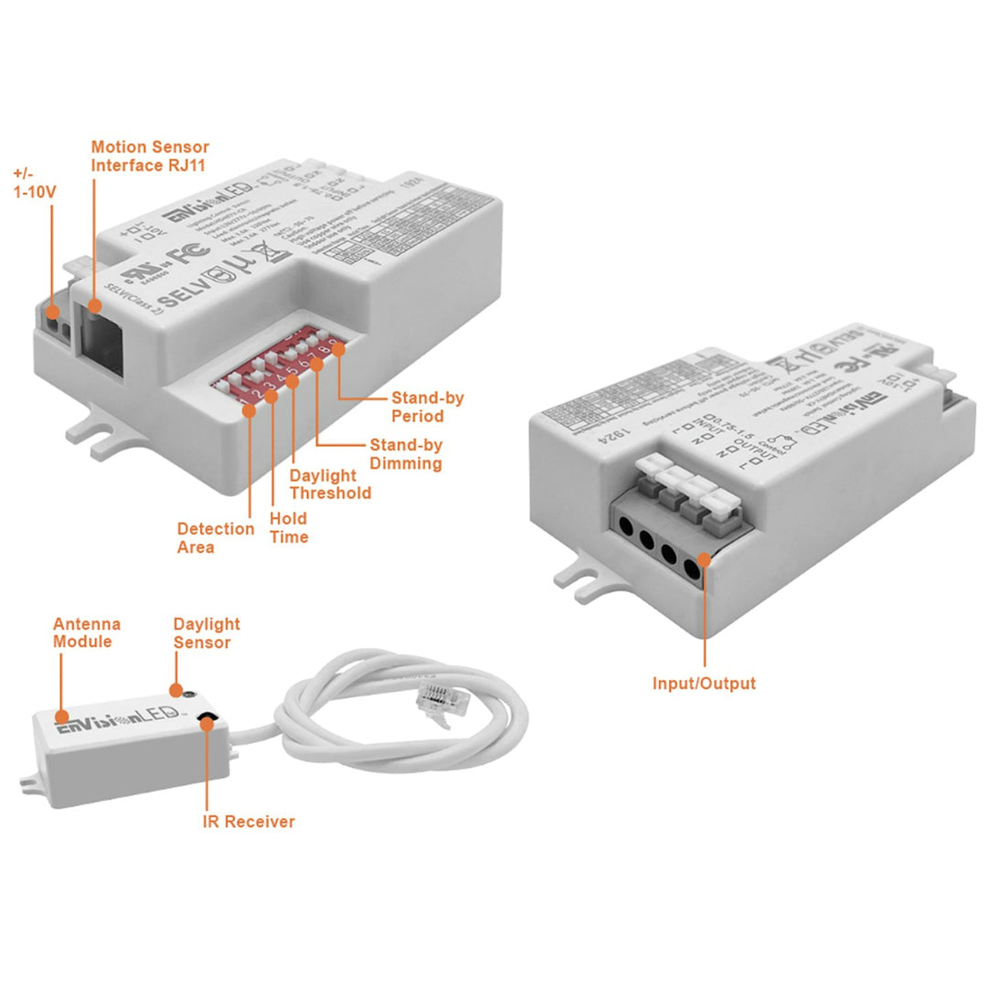 H-Line: Bi Level Motion Sensor Detachable Version