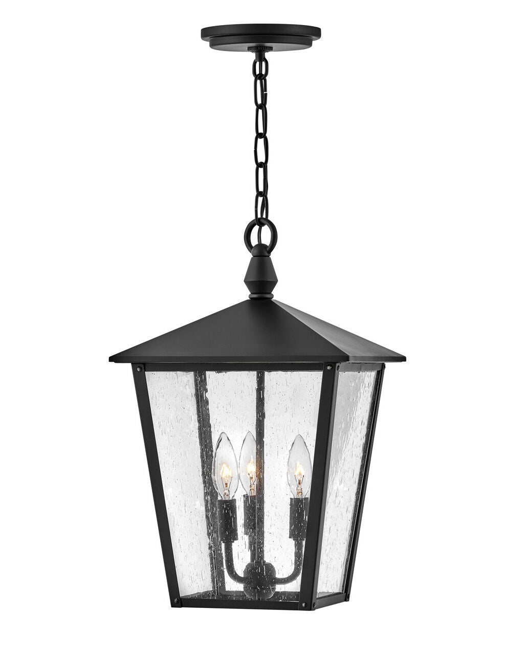 Huntersfield 14062BK - Medium Hanging Lantern - Black