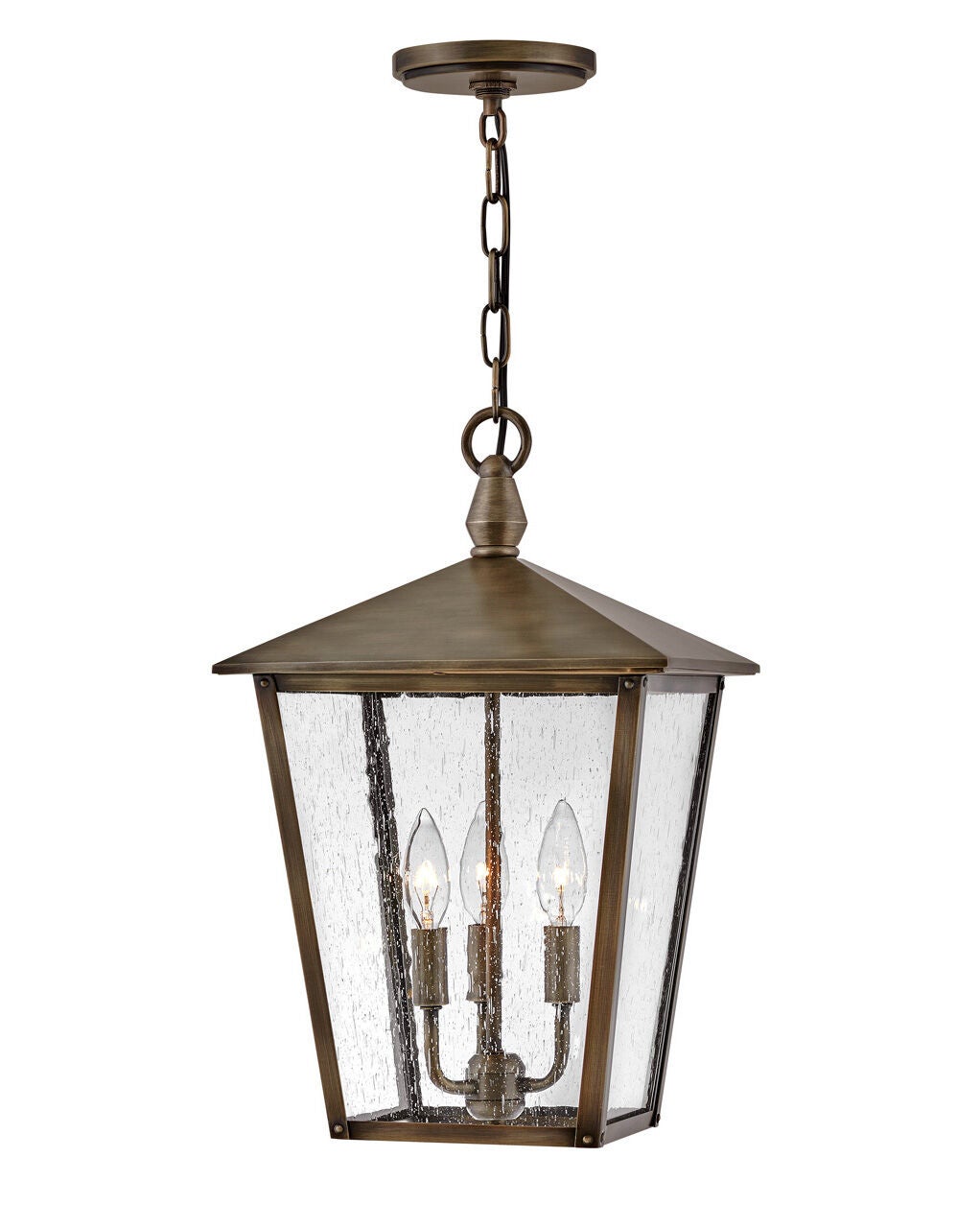 Huntersfield 14062BU - Medium Hanging Lantern - Bronze