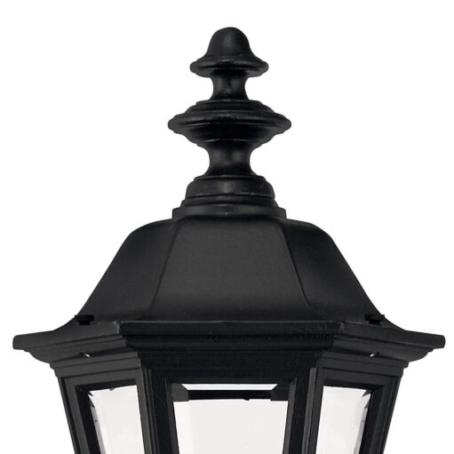 Manor House 1419BK - Medium Wall Mount Lantern - Black