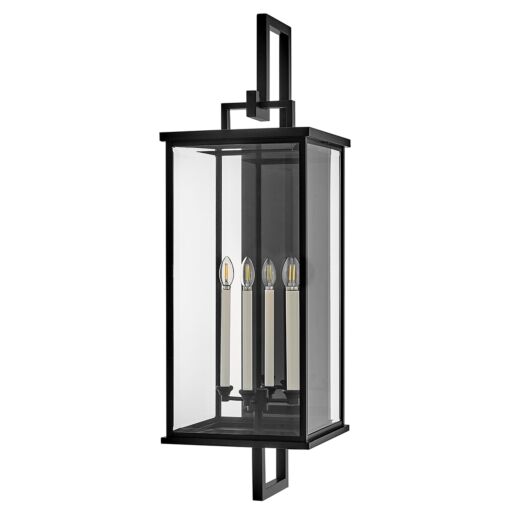 Weymouth 20019BK New Extra Large Wall Mount Lantern - Black