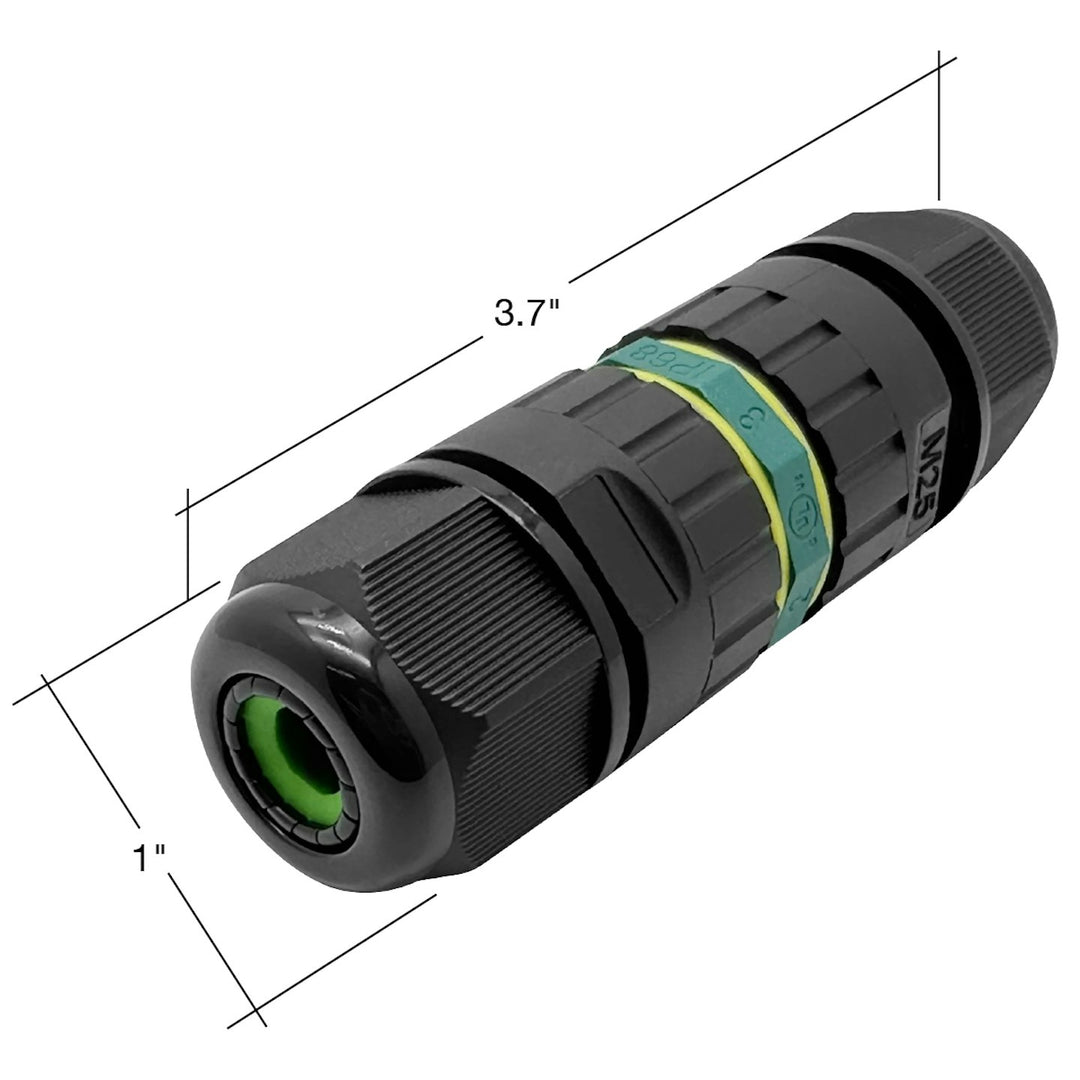 Waterproof J-Box Coupling: 6-Wire