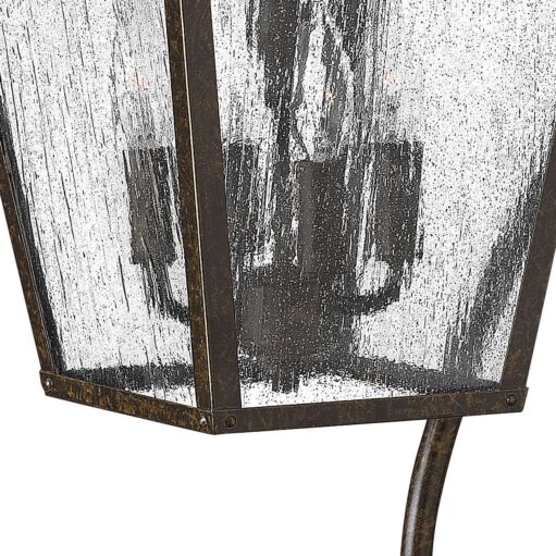 Trellis 1436RB - Large Wall Mount Lantern with Scroll - Bronze