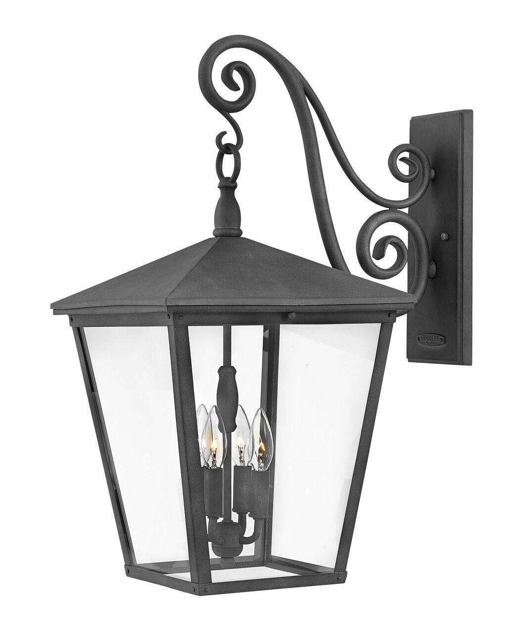 Trellis 1438DZ - Extra Large Wall Mount Lantern - Grey