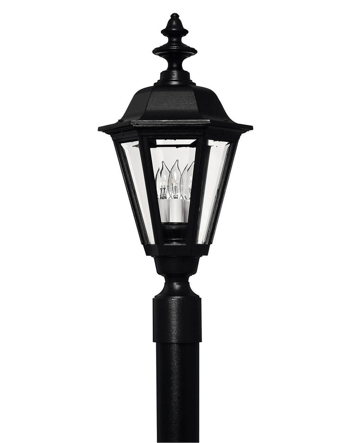 Manor House 1441BK - Large Post Top or Pier Mount Lantern - Black