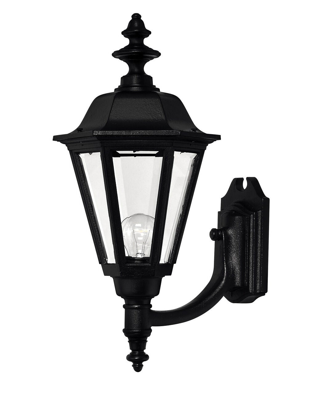 Manor House 1449BK - Large Wall Mount Lantern - Black