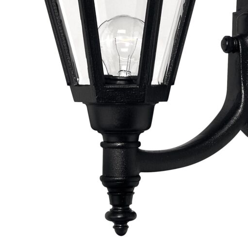 Manor House 1449BK - Large Wall Mount Lantern - Black