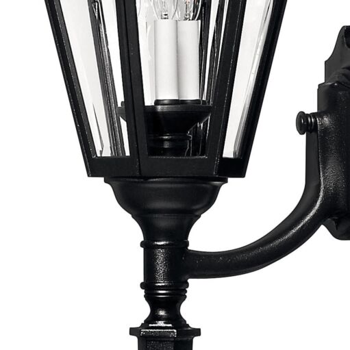 Manor House 1470BK - Double XL Wall Mount Lantern - Black