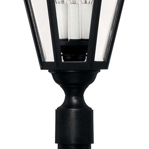 Manor House 1471BK - Extra Large Post or Pier Mount Lantern - Black