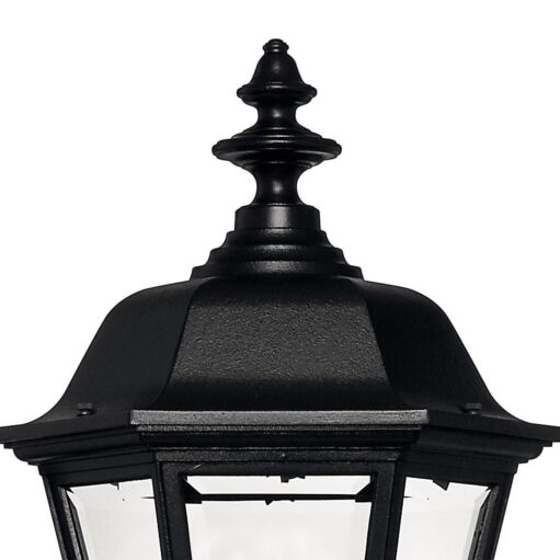 Manor House 1471BK - Extra Large Post or Pier Mount Lantern - Black