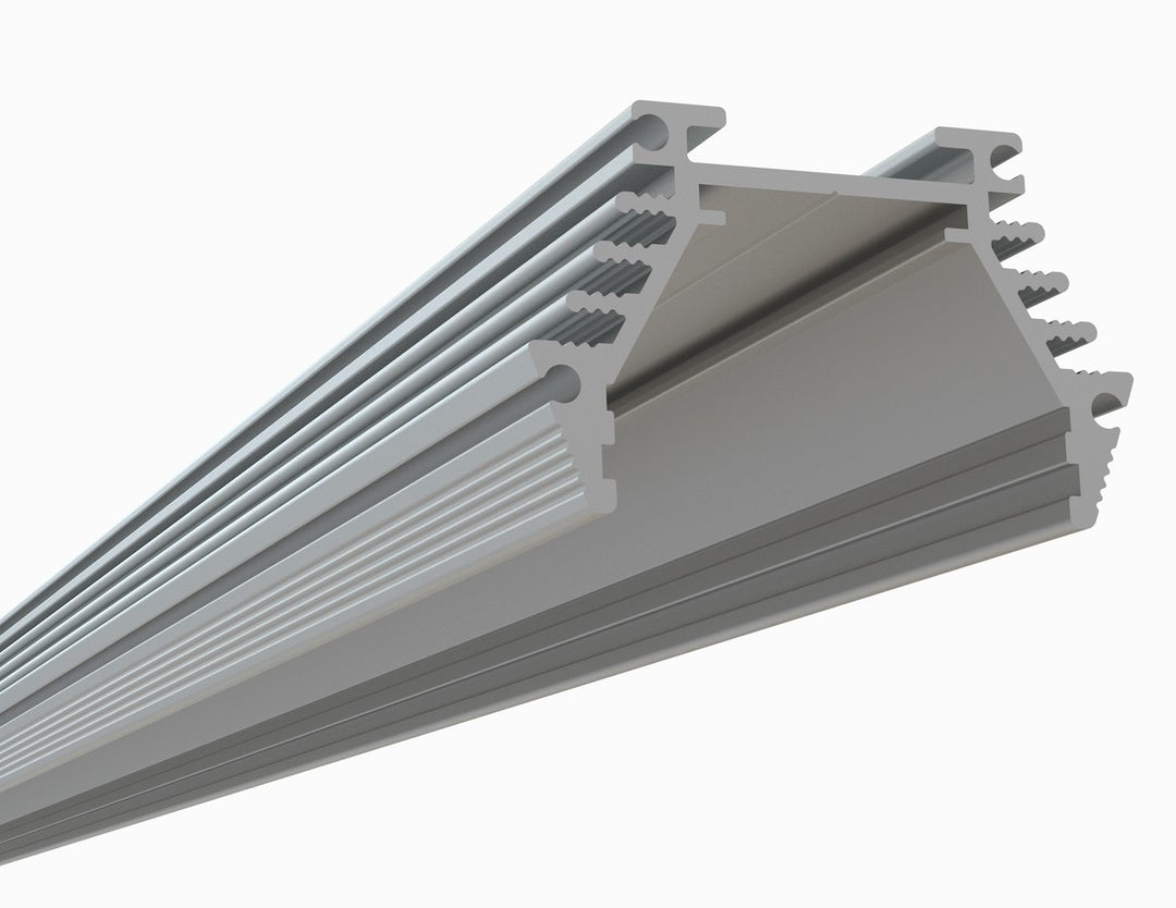 LED Channel - 702ASL - Surface, 8 ft - Silver