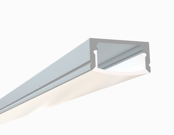 LED Channel - 1971ASL - Surface, 8 ft - Silver