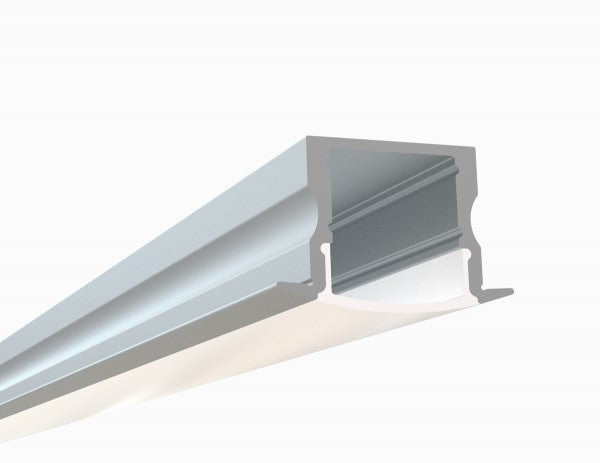 LED Channel - 972ASL - Recessed, 10 ft - Silver