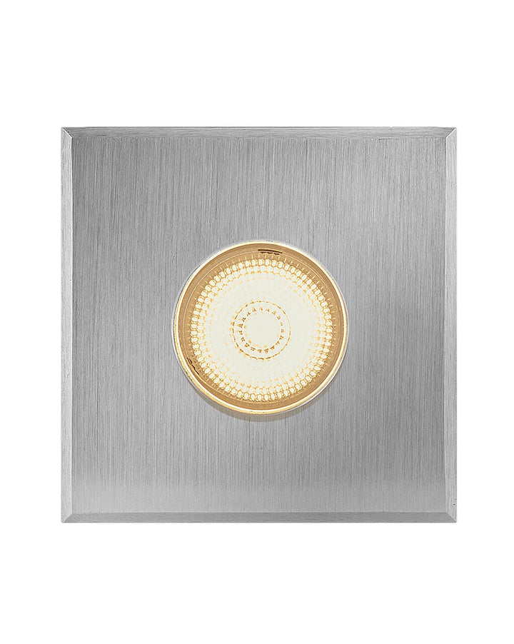 15085SS - Large Stainless Steel LED Square Button Light - Grey