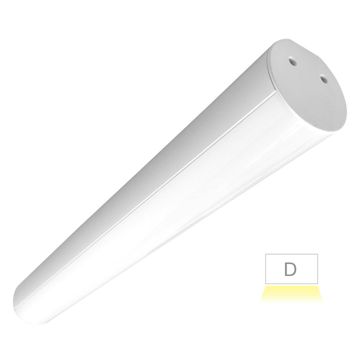 4' LED Suspended Tubular Linear: Arcy-Line, 40W, 4CCT, Downlight Only - White