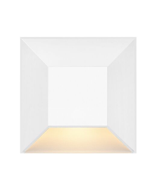 15222MW - Nuvi Square Deck Sconce - White