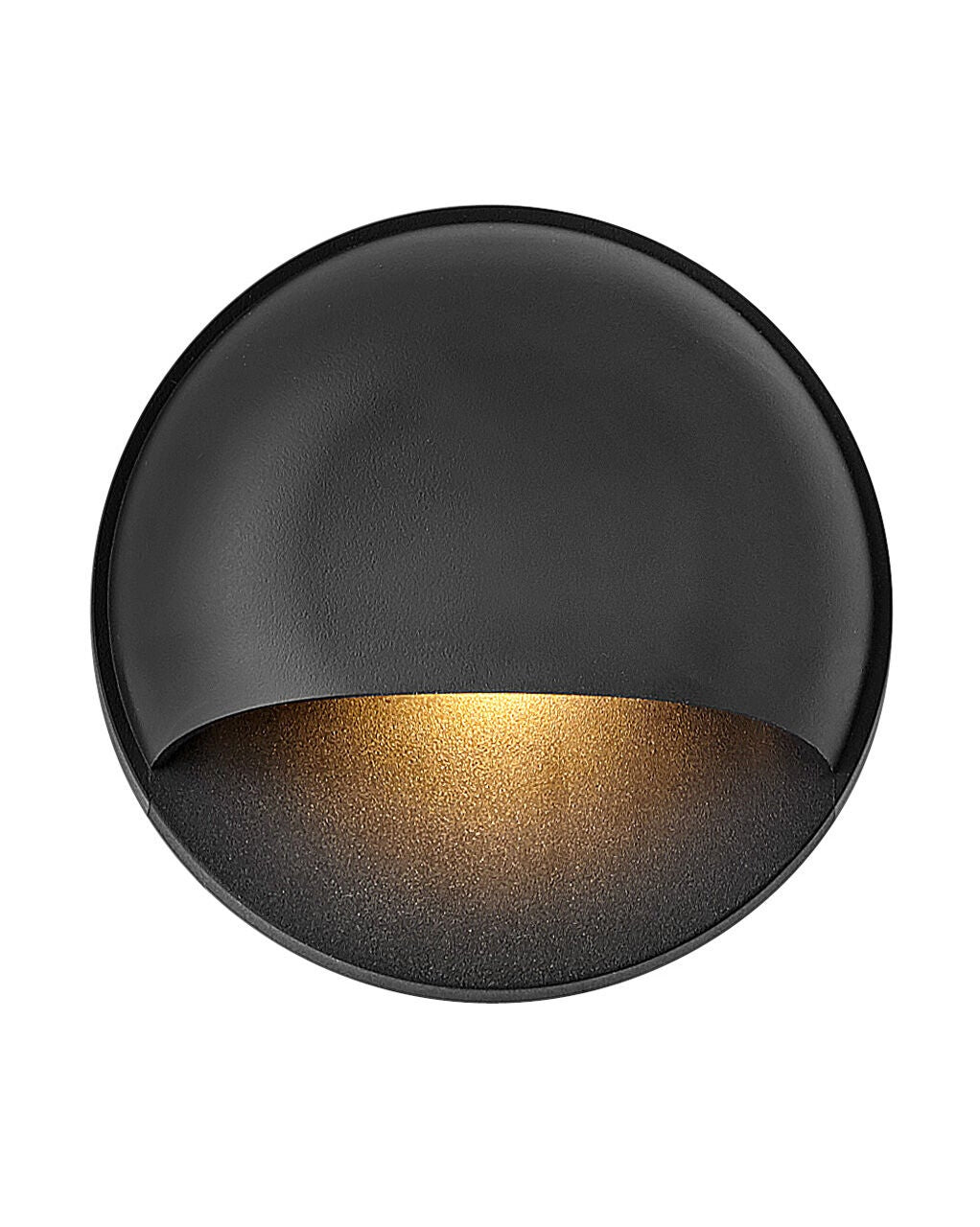 15232BK - Nuvi Round Deck Sconce - Black