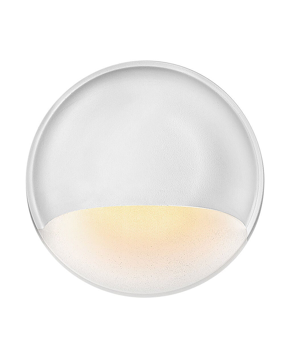 15232MW - Nuvi Round Deck Sconce - White