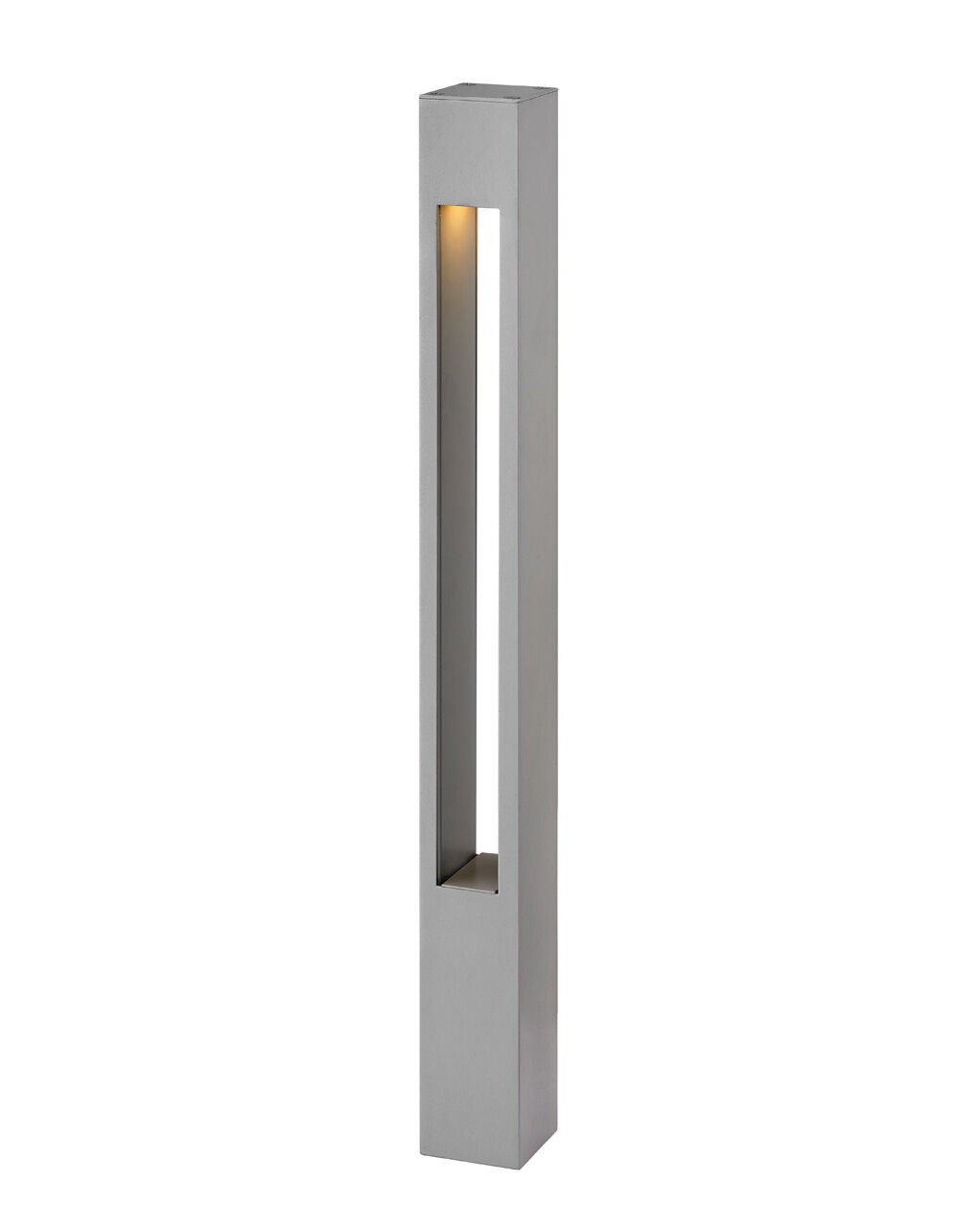 15502TT - Atlantis Square Small Bollard - Grey