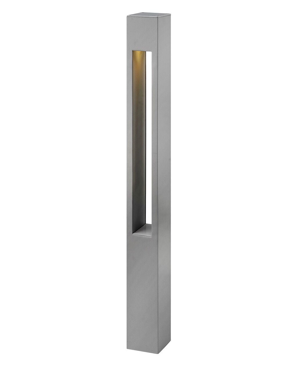 15602TT - Atlantis Square Large Bollard - Grey