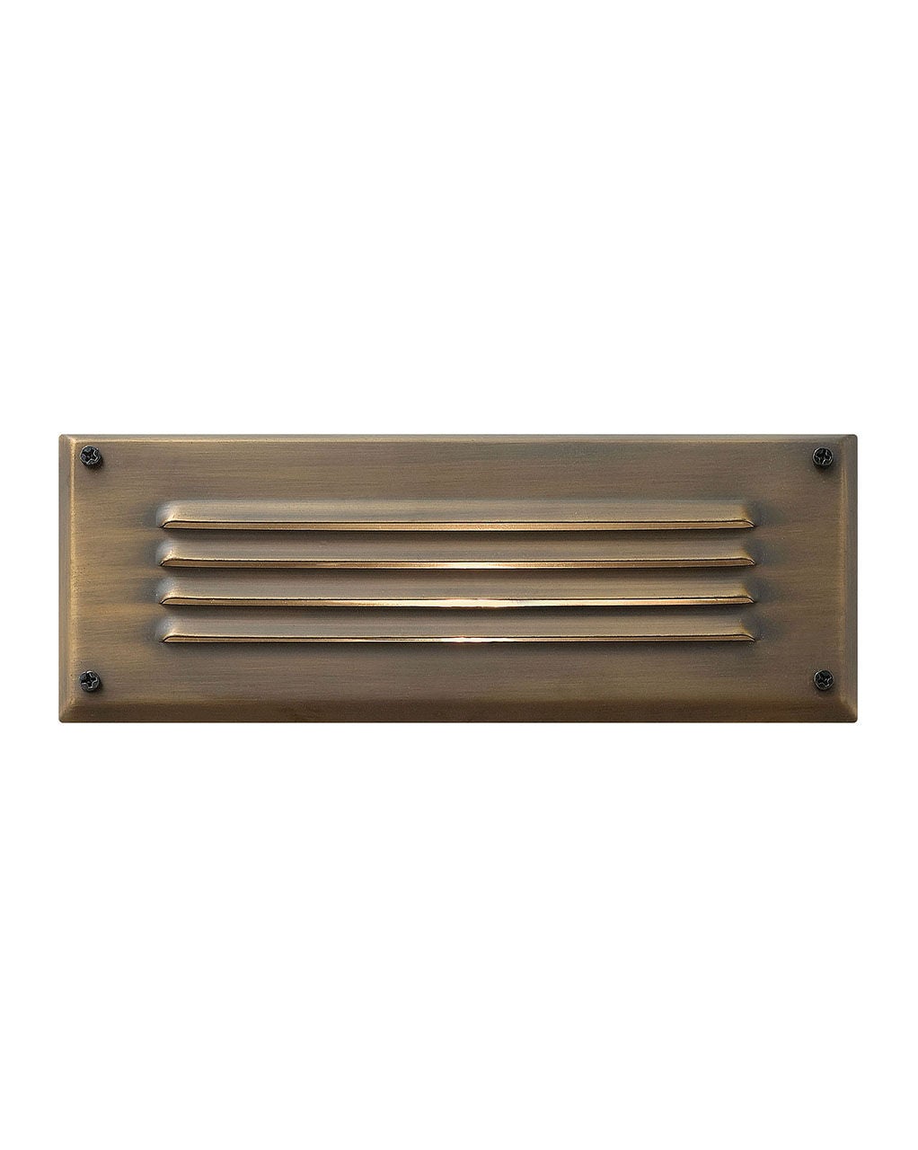 1594MZ-LL - 12V Louvered LED Brick Light - Bronze