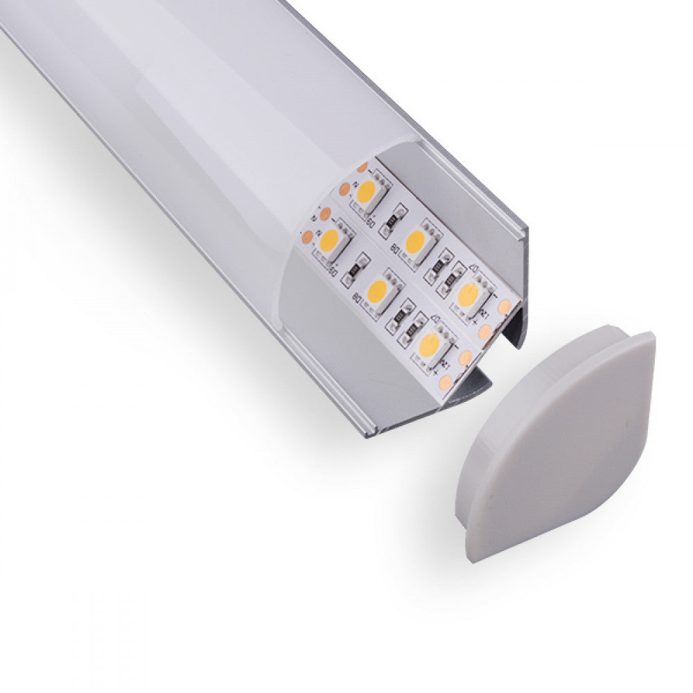 Richee Lighting - 1-3/16" Big Full Cover Angled Led Aluminum Channel Product Name