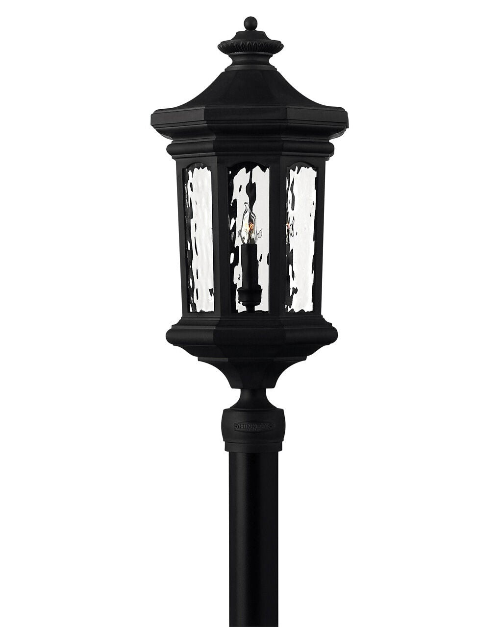 Raley 1601MB-LL - Large Post Top or Pier Mount Lantern - Black