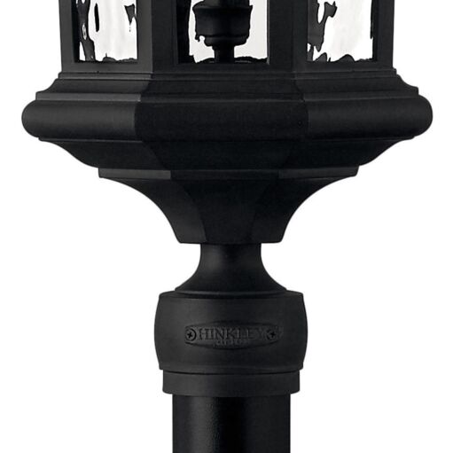 Raley 1601MB - Large Post Top or Pier Mount Lantern - Black