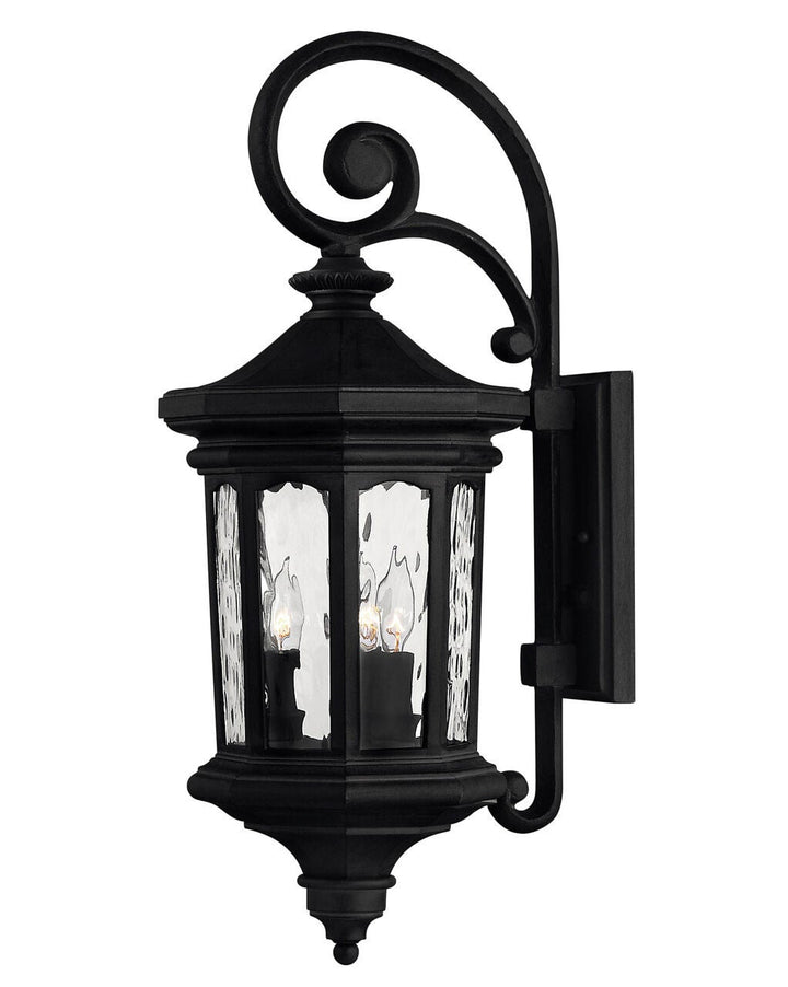 Raley 1604MB - Medium Wall Mount Lantern - Black