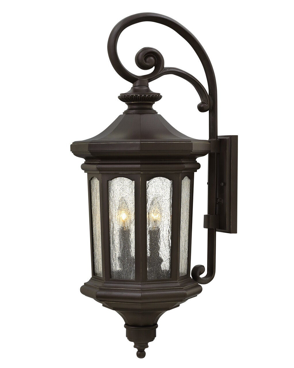 Raley 1605OZ-LL - Large wall Mount Lantern - Oil Rubbed Bronze