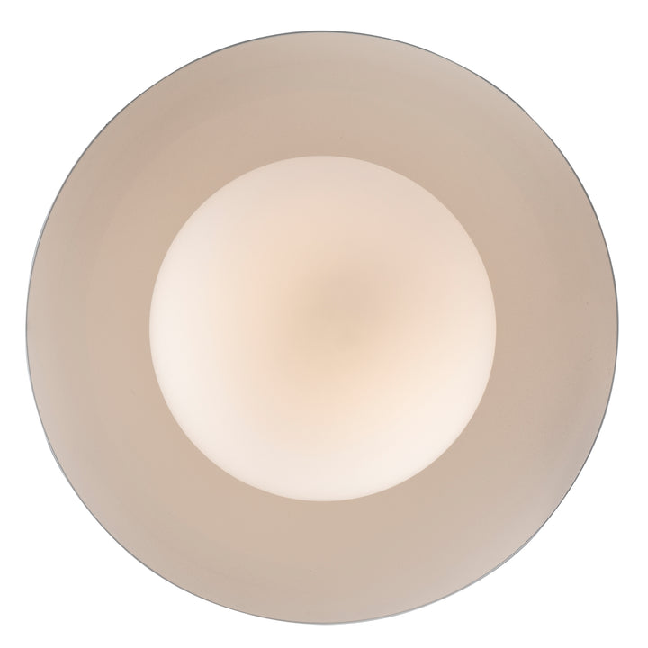 Maureeen 1 - Light Flush Mount Matel Globe - White