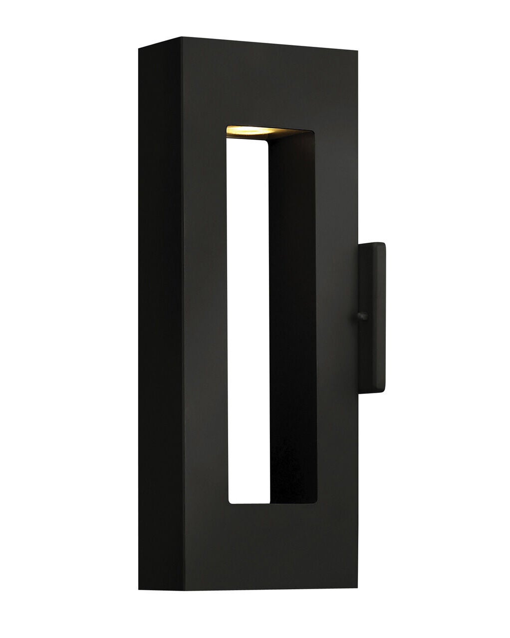 Atlantis 1640SK-LED - Medium Wall Mount Lantern - Black