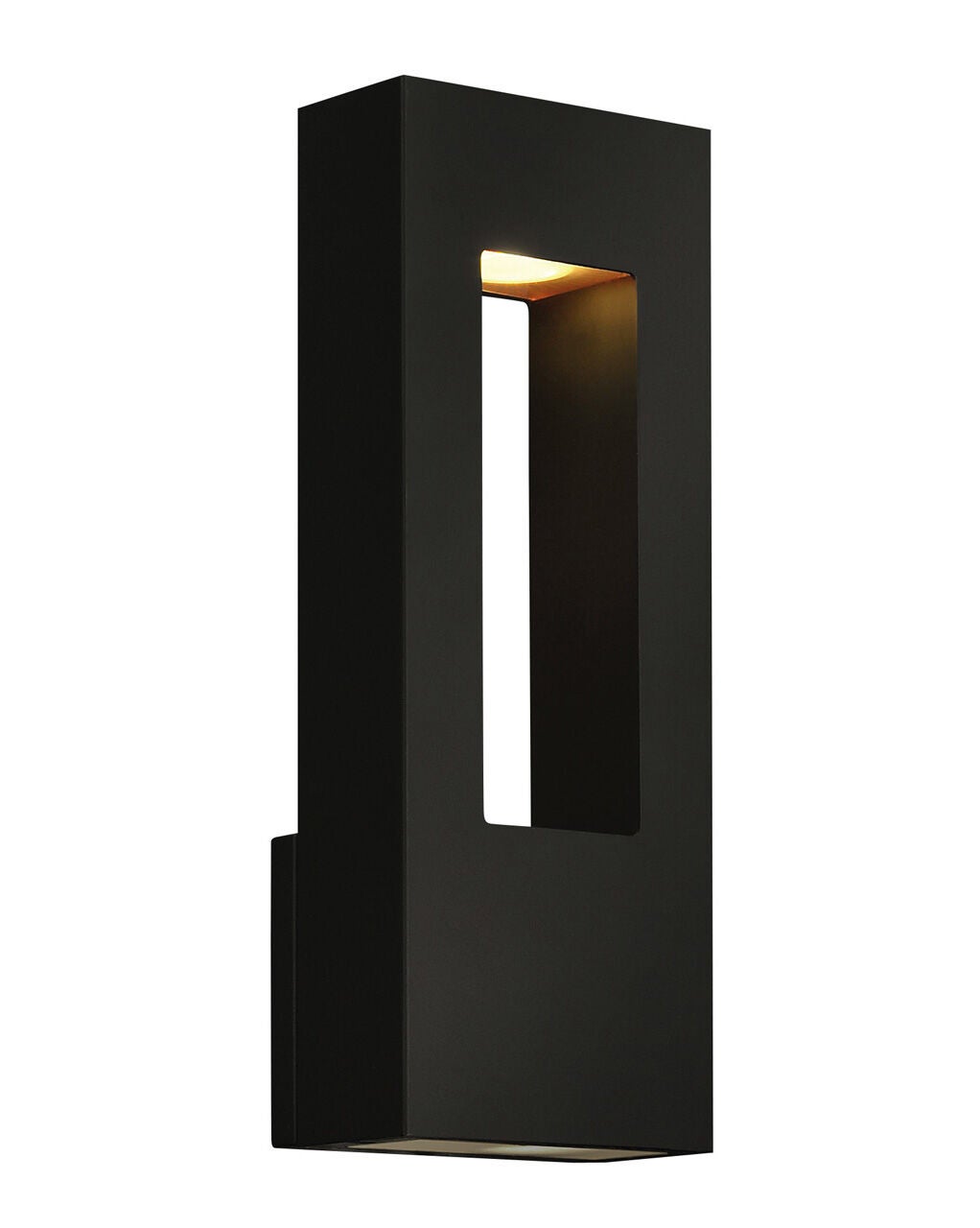 Atlantis 1648SK-LED - Medium Wall Mount Lantern - Black