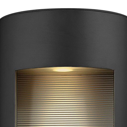 Luna 1664SK - Large Wall Mount Lantern - Black