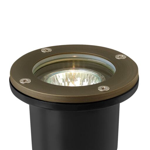 16701MZ - Flat Top Well Light - Bronze