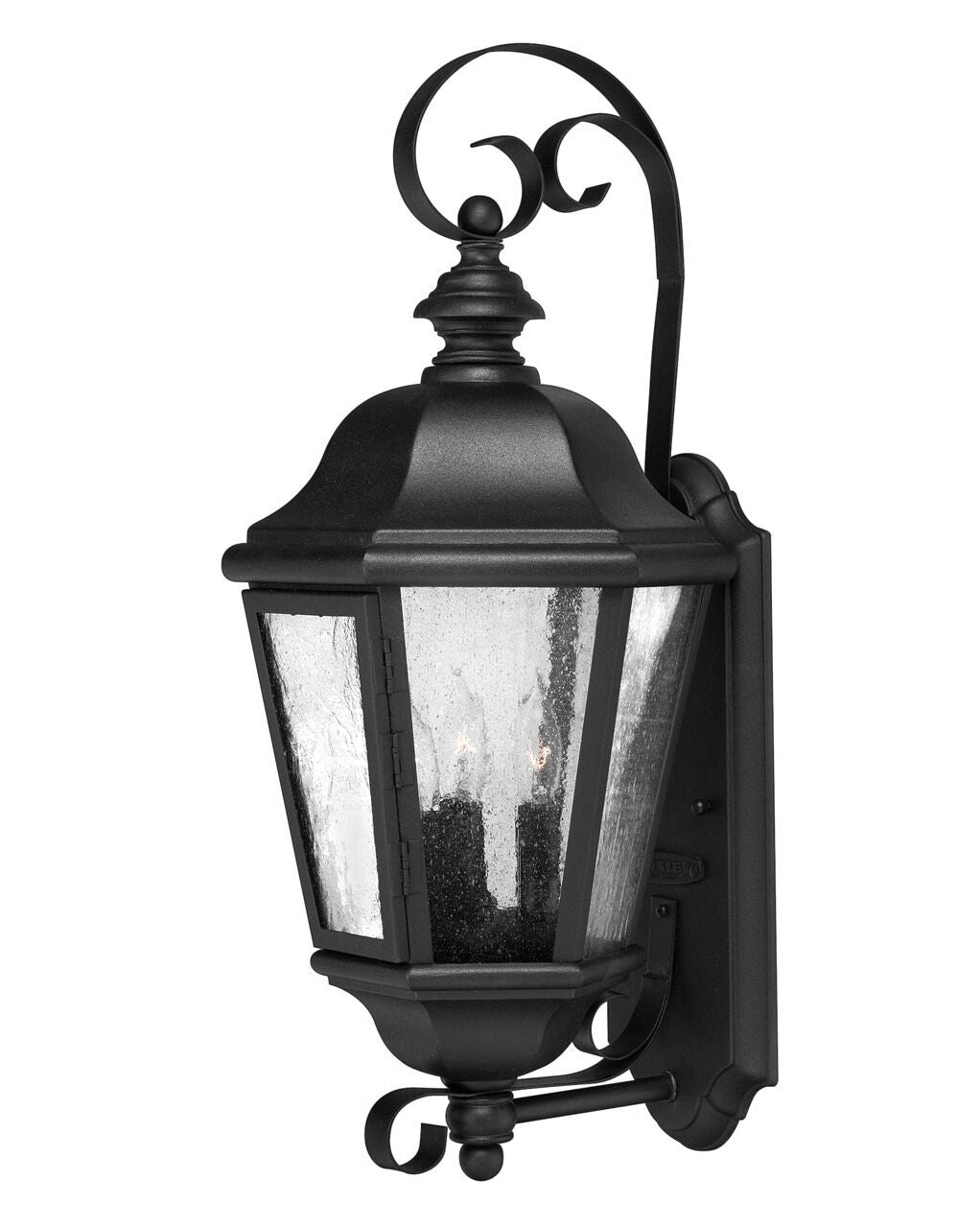 Edgewater 1670BK - Large Wall Mount Lantern - Black