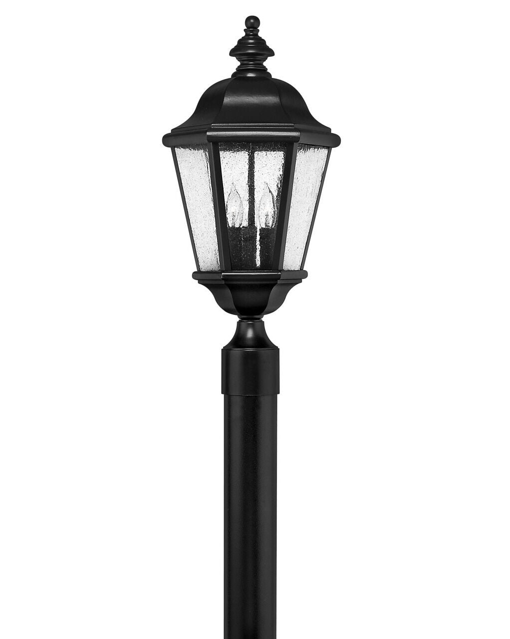 Edgewater 1671BK-LL - Large Post Top or Pier Mount Lantern - Black