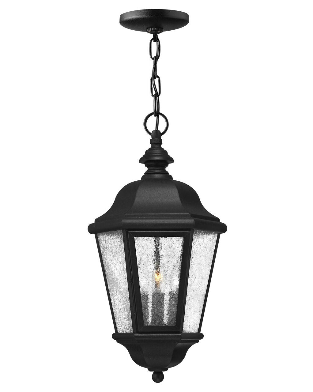 Edgewater 1672BK-LL - Large Hanging Lantern - Black