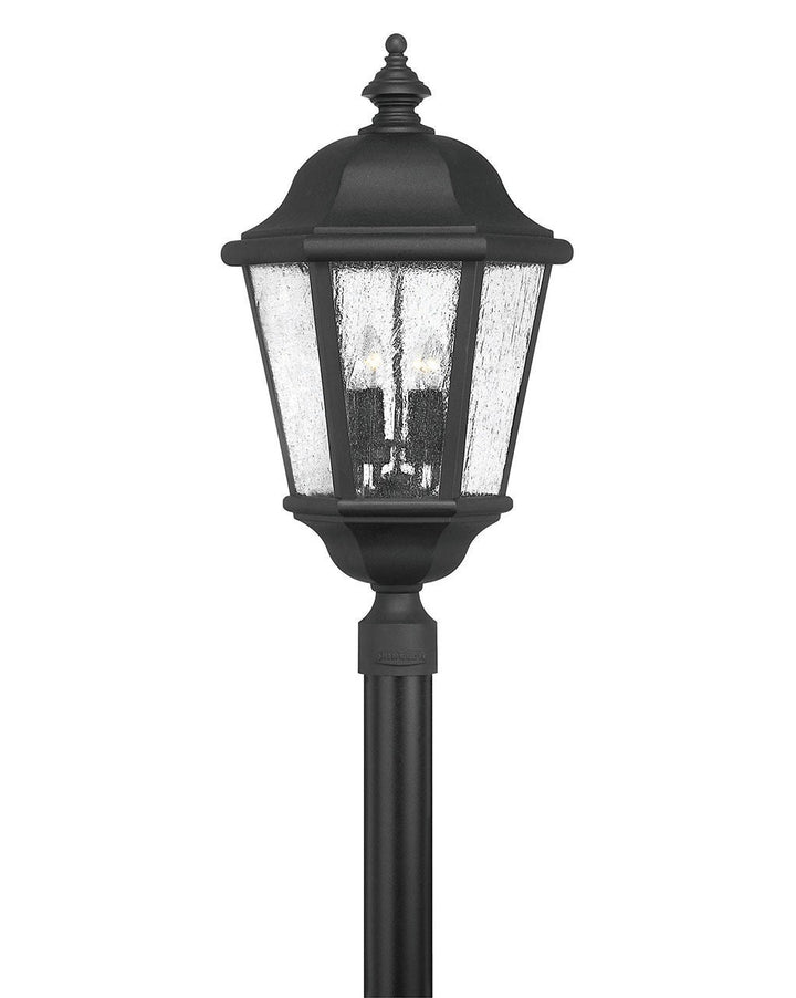 Edgewater 1677BK-LV - Large Post Top or Pier Mount Lantern 12v - Black